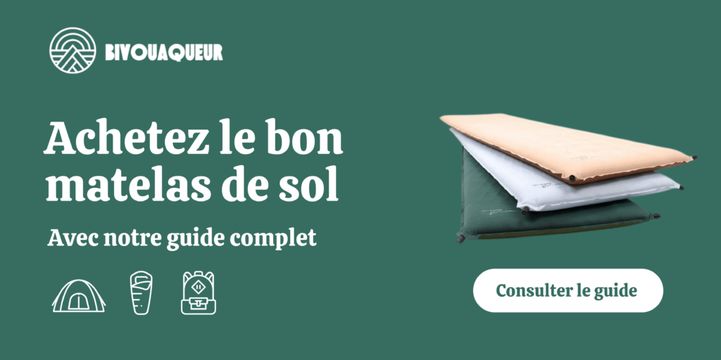 guide achat matelas bivouac