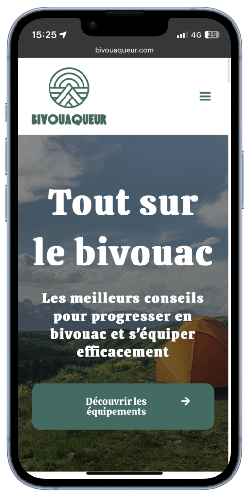 newsletter bivouac iphone